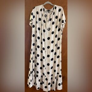 Banana Republic Polka Dot Dress Size Medium